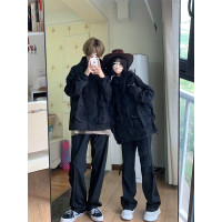 衝鋒衣搭配的褲子女小眾設計感秋季工裝褲爬山穿搭機能登山衝鋒褲