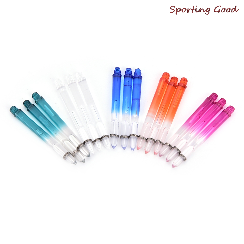 3Pcs/Set New Nylon Dart Shafts Dart Stems Throwing Fitting With O Ring 5 Colors