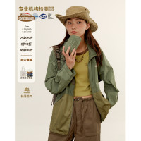 octopusme章魚家戶外登山抗UV防曬衣外套女夏薄款連帽防曬服