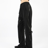 BIGGOLD 戶外防水機能休閒男女長褲拉鍊美式復古vibe潮ins工裝褲