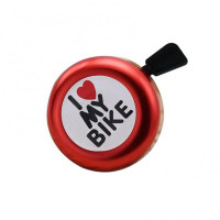 Cute I Love My Bike Printed Bike Bicycle Bell Clear Sound Alarm Warning Ring