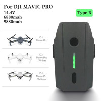 100% Новая большая емкость для аккумулятора DJI Mavic Pro / Platinum / White Smart Flight LiPo 3S 14.4V 9880mAh