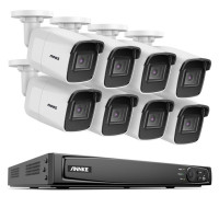 ANNKE 16CH 4K Ultra HD POE сетевая система безопасности Видео 8MP H.265 NVR с 16X 8MP 30m EXIR камера ночного видения Всепогодная IP камера