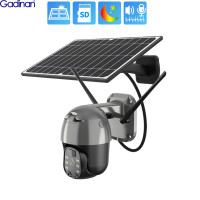 IP-камера Gadinan, 4G, SIM-карта/Wi-Fi, 8 Вт, на солнечной батарее
