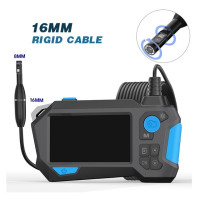 Бороскоп с функцией автовращения на 360 °, экран 4,5 дюйма IPS, двойной объектив, 360 градусов, 9 светодиодов, 32 ГБ