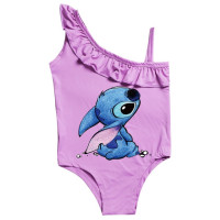 Слитный купальник для девочек Disney Stitch, милый купальник для детей, летние купальные костюмы, купальный пляжный костюм, подарки, 2023
