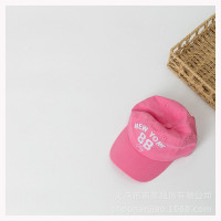 Весенне-летний детский контрастный корейский стиль для активного отдыха верх для мальчиков и девочек хлопковая дышащая Регулируемая Кепка с козырьком