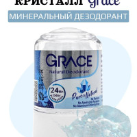 Дезодорант кристаллический натуральный (deodorant pure and natural 100 %) Grace Грейс 50г