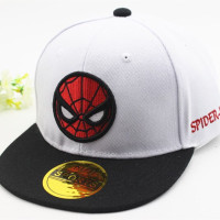 Детские бейсболки с рисунком Человека-паука, Весенняя Кепка в стиле хип-хоп для мальчиков и девочек, уличная Кепка с регулируемыми плоскими полями и козырьком