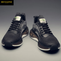 運動鞋男夏季2023新款網面透氣男士休閒鞋百搭男鞋輕便跑步鞋男