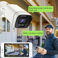 Беспроводная IP-камера SONY415, 4K, 8 Мп, Wi-Fi, двухстороннее аудио, HD, 5 МП, слот для SD, TF-карты, интеллектуальная человеческая Автомобильная сигнализация, цветное ночное видение