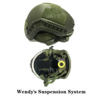Пуленепробиваемый Ач высокопрочный Тактический шлем, ПЭ Пуленепробиваемый Шлем NIJ IIIA, быстрая подвеска Венди, пуленепробиваемый шлем