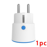 Смарт-розетка Tuya ZigBee 3,0, 16 А, с монитором и пультом ДУ