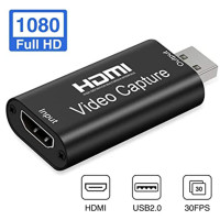 HDMI视频采集卡HDMI转USB2.0游戏直播录制HDMI视频高清采集卡1080