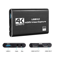 4K HDMI Audio Video Capture Card USB 3.0 1080P Game Grabber