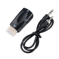 HD1080P HDMI compatible to VGA Adapter Audio Cable Converter