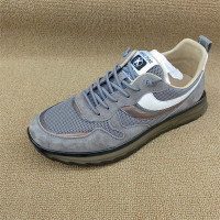 斷碼清倉處理真皮特價男鞋時尚套腳網布透氣舒適運動青年休閒鞋