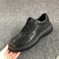 斷碼鞋特價男鞋 真皮頭層牛皮繫帶圓頭厚底時尚休閒舒適透氣皮鞋