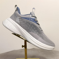 踩屎感爆米花軟底超輕運動休閒鞋男冰絲透氣空調鞋潮流減震慢跑鞋