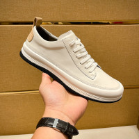 韓國專櫃 歐洲站真皮時尚男鞋潮牌高端休閒板鞋繫帶運動鞋