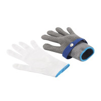 Рабочие перчатки из стали 1 шт. износостойкие защитные рабочие перчатки с металлической сеткой для мужчин и женщин для работы в саду и кухне