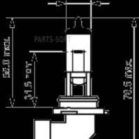 NARVA 48097 48097 H12 12V 53W   А/ЛАМПЫ - NARVA NARVA  1шт