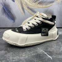 男鞋歐洲站設計師款青春潮流厚底增高網紅日系潮牌真皮面包休閒鞋