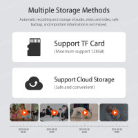 Умная Водонепроницаемая PTZ-камера для двора, 3 Мп