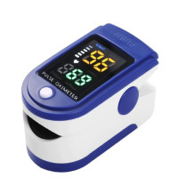 Пульсоксиметр на палец, цифровой измеритель пульса и уровня кислорода в крови, четырехцветный, с OLED экраном