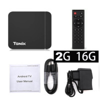 ТВ-приставка Tanix W2, Android 11, Amlogic S905W2, 2 + 16 ГБ, 2,4 ГГц