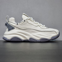 撿漏牛貨高端真皮男鞋剪標特價純牛皮小白鞋打孔厚底休閒運動鞋男