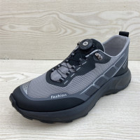 夏季新款運動鞋男士透氣百搭飛織休閒跑步鞋軟底減震帥氣拼接潮鞋