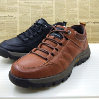 工廠斷碼尾單處理真皮透氣防滑繫帶登山鞋百搭運動鞋休閒皮鞋男鞋