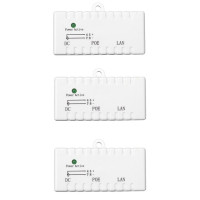 3X Poe разделитель Инжектор Poe Rj45 Dc 5,5 мм X 2,1 мм вход Пассивный Poe адаптер Разъем для Ip сетевой камеры (белый)