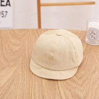 Детская кепка с мягкими полями, мультяшная однотонная хлопковая бейсболка для мальчиков и девочек, летняя уличная Кепка с солнцезащитным козырьком для малышей