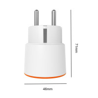 Смарт-розетка Tuya Zigbee, 16 а, с управлением через приложение