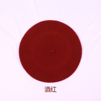 Модный детский вязаный берет, шапка, однотонные детские теплые шапки, осенне-зимняя шапка художника для девочек, детская шапочка, аксессуары