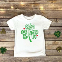 Детская футболка с коротким рукавом и принтом на День Св. Патрика
