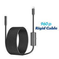 Эндоскопическая камера 8MM для iPhone APPLE Lightning Автомобильный эндоскоп IP68 Водонепроницаемый 8 LED эндоскоп Проверка iPhone 14 iPad iOS Гибкий смартфон Мобильный зонд