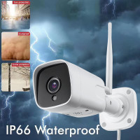 Наружная цилиндрическая IP-камера 5 Мп WIFI SD карта Аудио Микрофон HD беспроводная камера видеонаблюдения ИК P2P камера для просмотра телефона