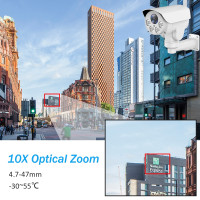 IP-камера для систем видеонаблюдения, 5 Мп, HD, 4G, SIM-карта, PTZ, 10X оптический зум, автофокус