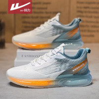 回力男鞋夏季2023新款網面運動鞋男款春秋椰子跑步情侶飛織休閒鞋