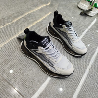 氣墊爆米花底減震2023夏季新款時尚厚底增高耐磨網紅ins百搭男鞋7