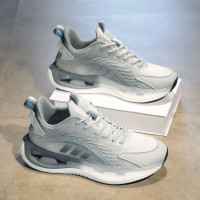 莆田椰子男鞋爆米花跑鞋2023新款夏季網面透氣青少年運動老爹潮鞋