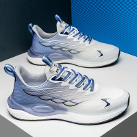 男鞋運動鞋男款2023新款夏季網面透氣防臭軟底輕便減震男士跑步鞋