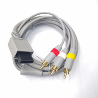 Аудиоадаптер для 1080P/720p HDTV AV, соединительные кабели для игровой машины, компонентный провод, 5RCA игровая сменная линия для Wii