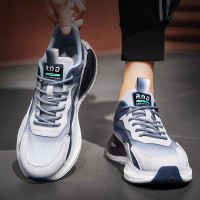 莆田男鞋爆米花軟底減震青少年夏季透氣單網面薄款跑步運動鞋男款