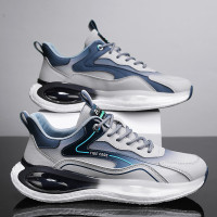 運動鞋男款夏季透氣薄款網面爆米花跑鞋減震軟底莆田老爹跑步潮鞋