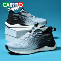 鱷魚男鞋夏季透氣減震運動鞋男秋季爆米花軟底網面休閒超輕跑步鞋