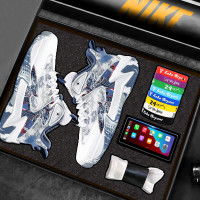 男鞋2023新款夏季透氣籃球休閒運動跑步鞋男款青少年學生夏天球鞋